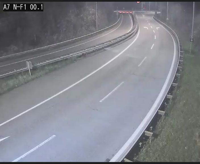 Echangeur Waldhaff direction route d’Echternach (N11)