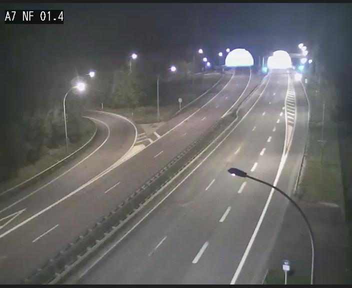Echangeur Waldhaff direction Tunnel Stafelter